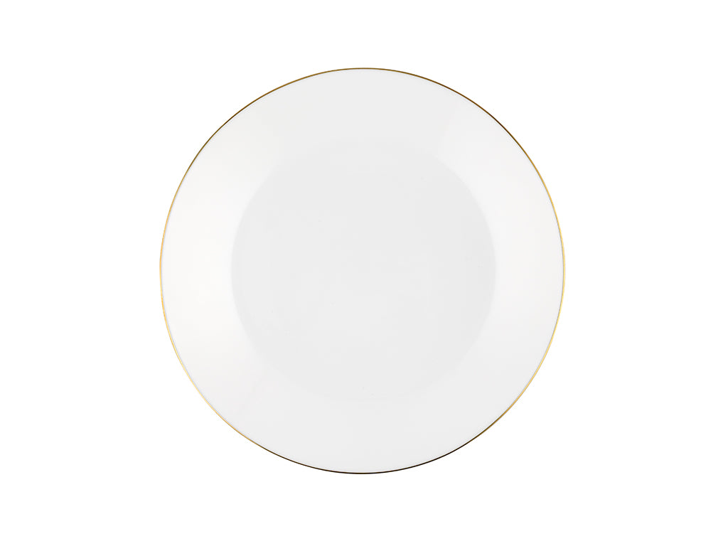 Talerz deserowy anelli ze złotym rantem 19cm
