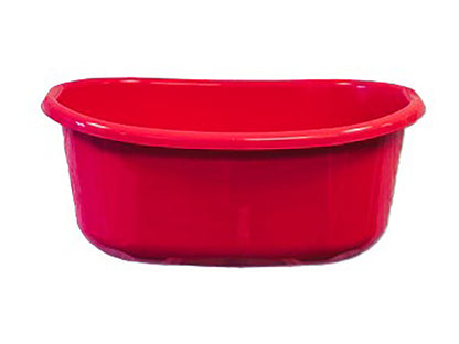 Miska plastikowa owalna z uszami 12l malinowa