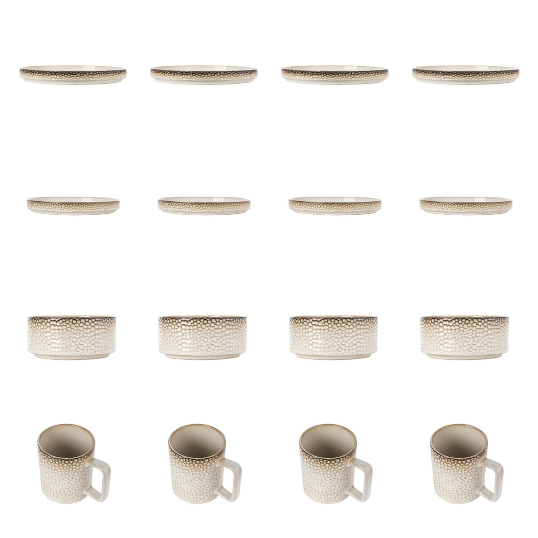 Zestaw 20 elementowy komplet porcelany Gambia