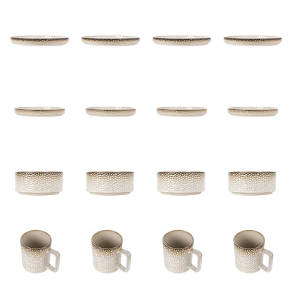 Zestaw 20 elementowy komplet porcelany Gambia