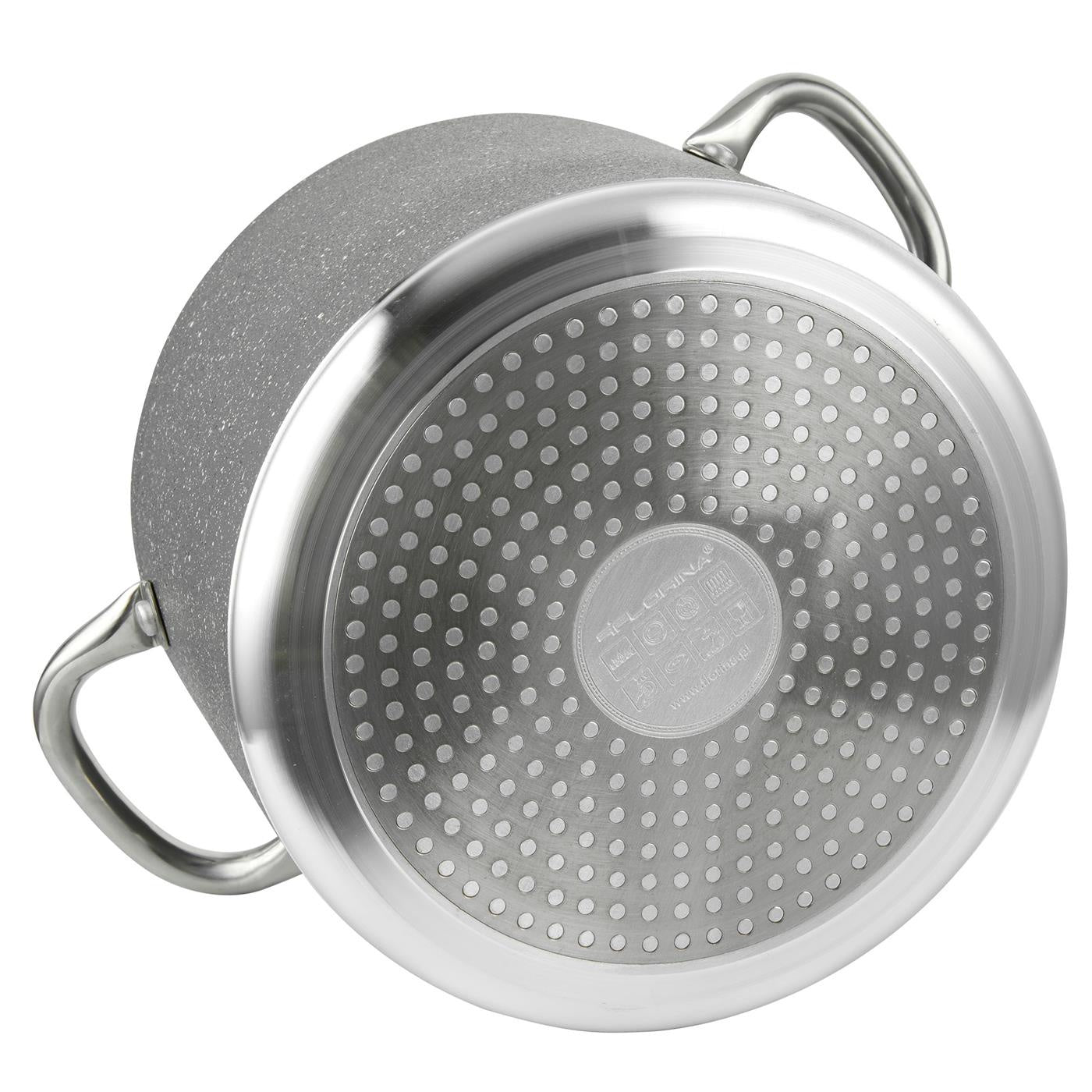 Garnek aluminiowy wysoki onyx 20cm 4,6l z/p