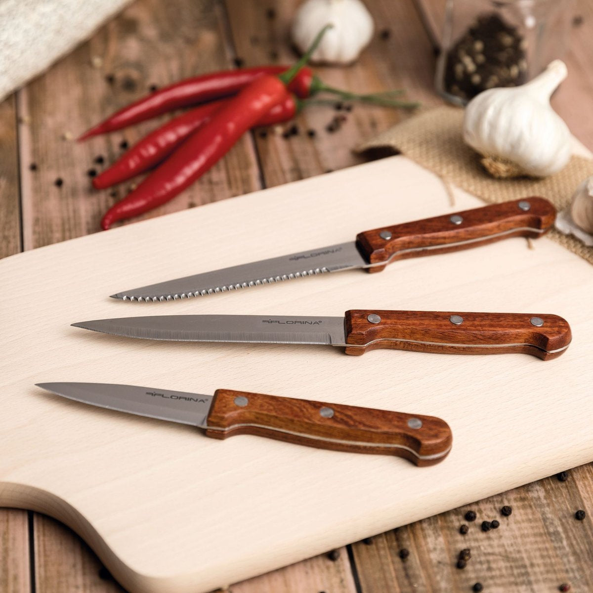 Nóż szefa kuchni wood 20cm