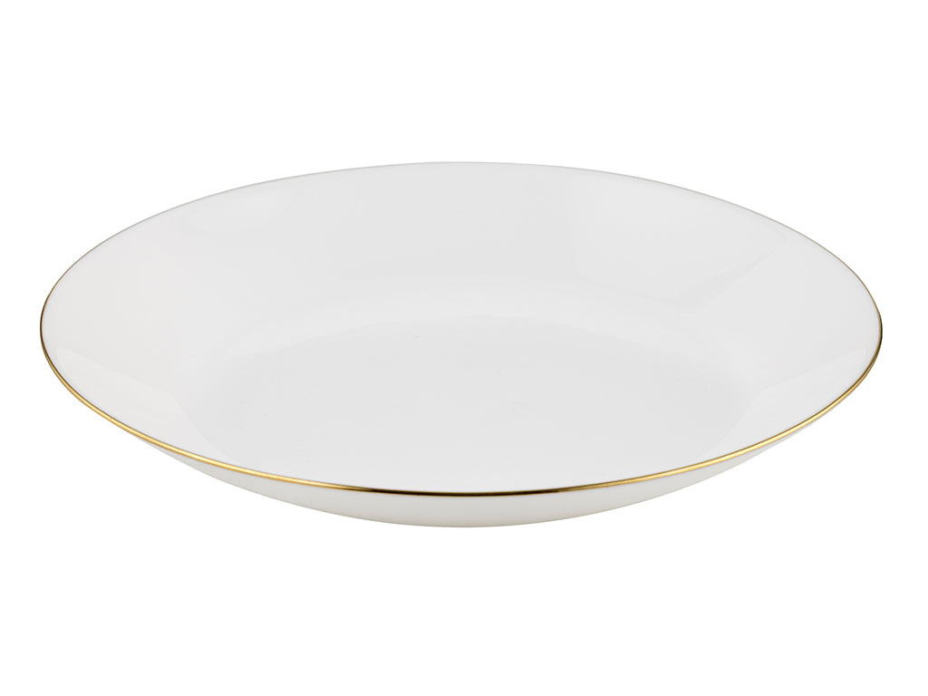 Talerz płytki anelli ze złotym rantem 24cm