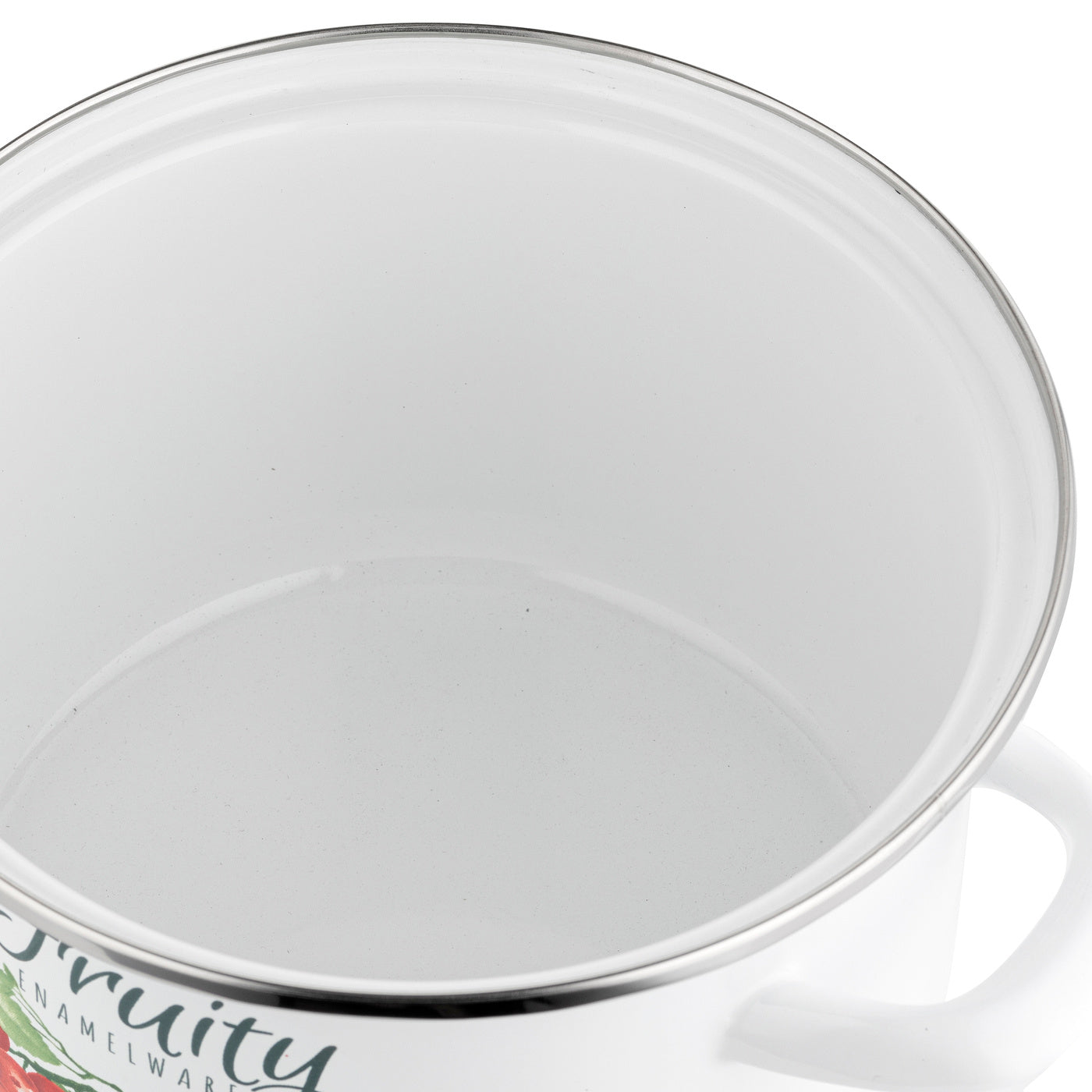 Garnek emaliowany prosty kalina 22cm 4,8l z/p v.2