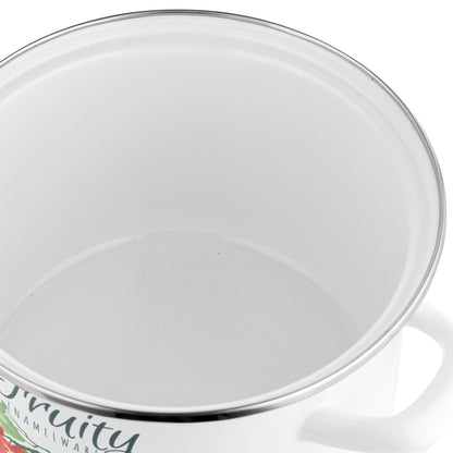Garnek emaliowany prosty kalina 22cm 4,8l z/p v.2