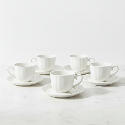 Zestaw 6 elementowy komplet porcelany Etera 6 x filiżanka