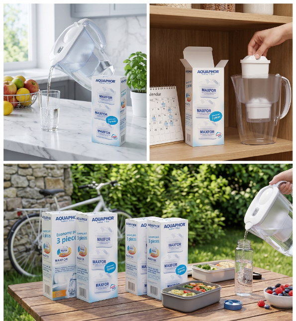 Wkład filtrujący aquaphor b100-25 maxfor kpl 3szt -aqu 516526
