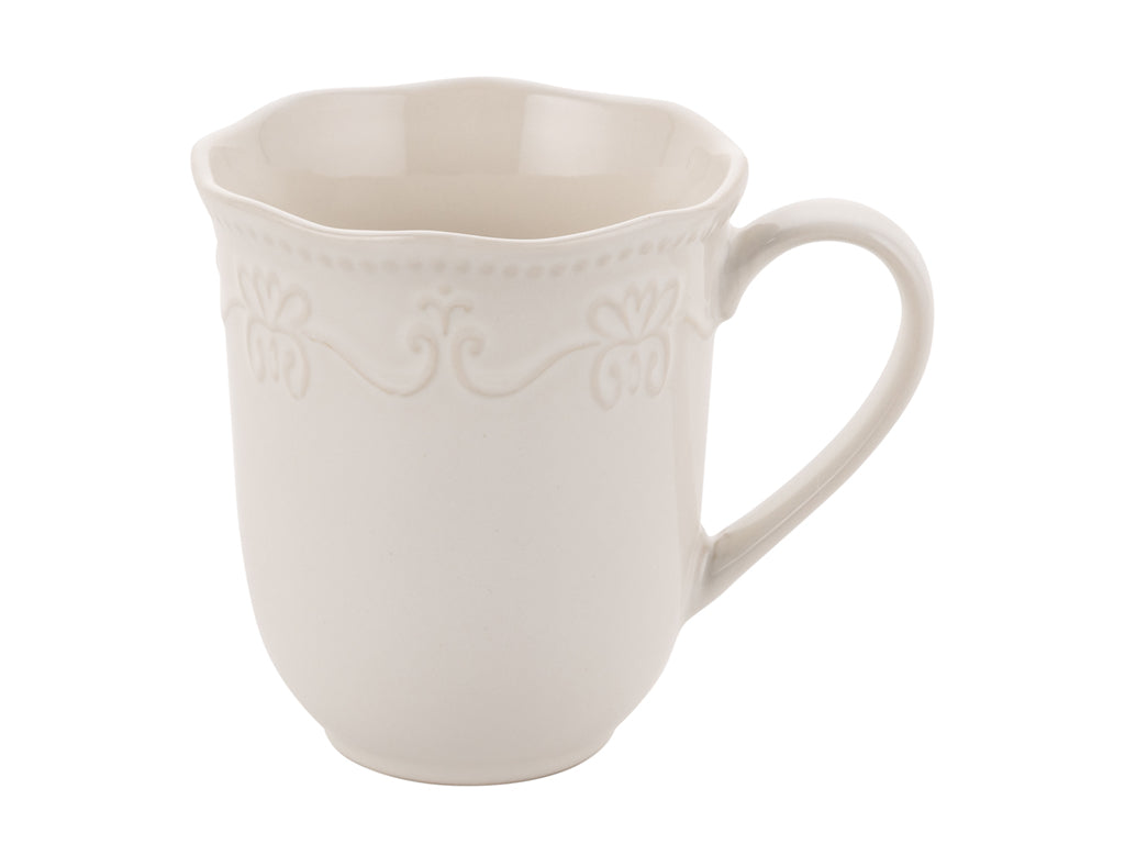 KUBEK RUSTIC WHITE 330ML