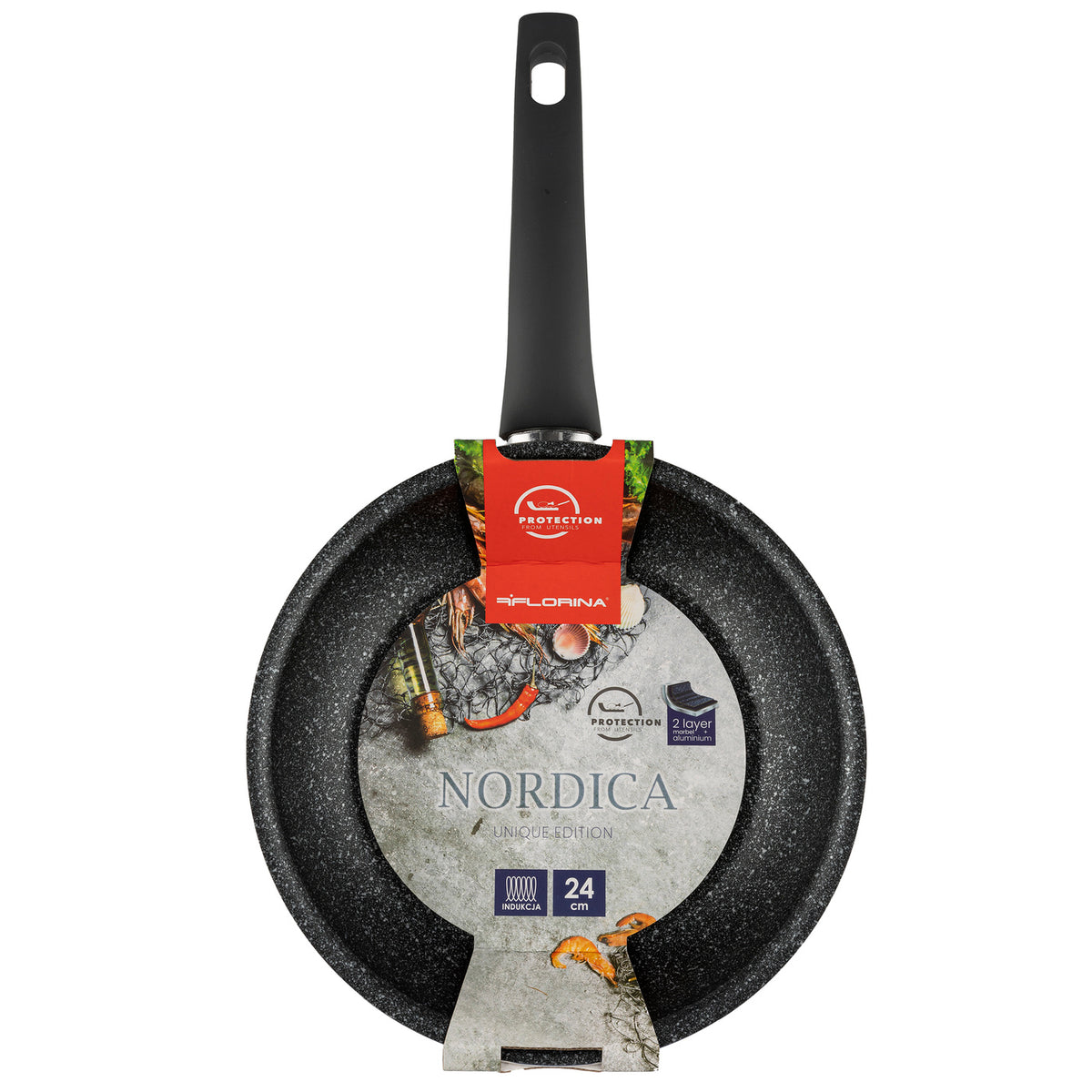 Patelnia aluminiowa nordica 24cm