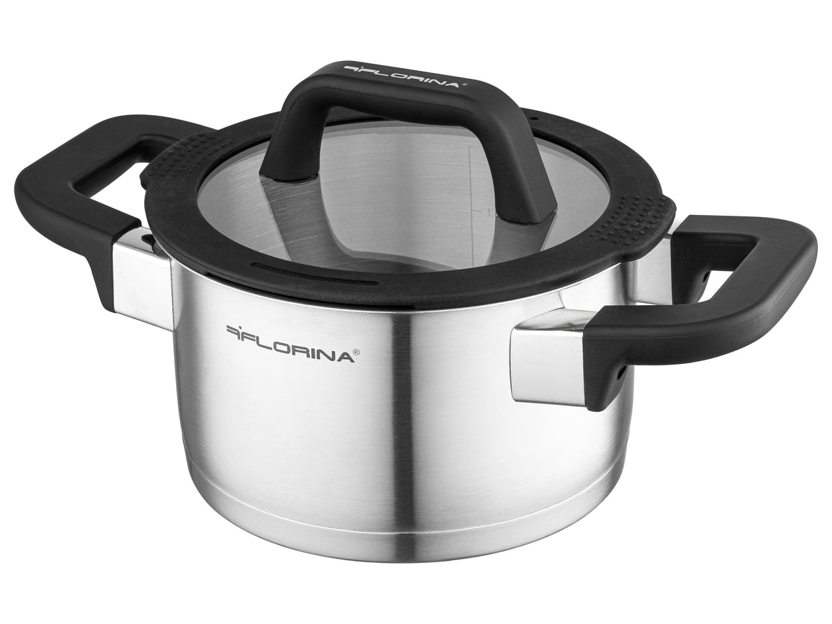 Zestaw rondel + garnek nierdzewny Florina Chef by Mateusz Gessler 18 cm 16 cm