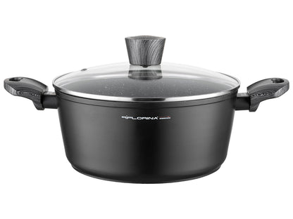 Garnek aluminiowy bono 24cm 4l z/p mg v.3