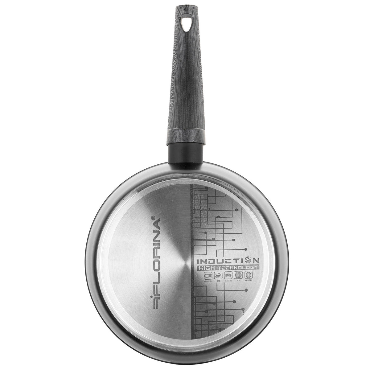 Rondel Florina Bono 2,4 l 20 cm nieprzywierający powłoka marmurowa indukcja