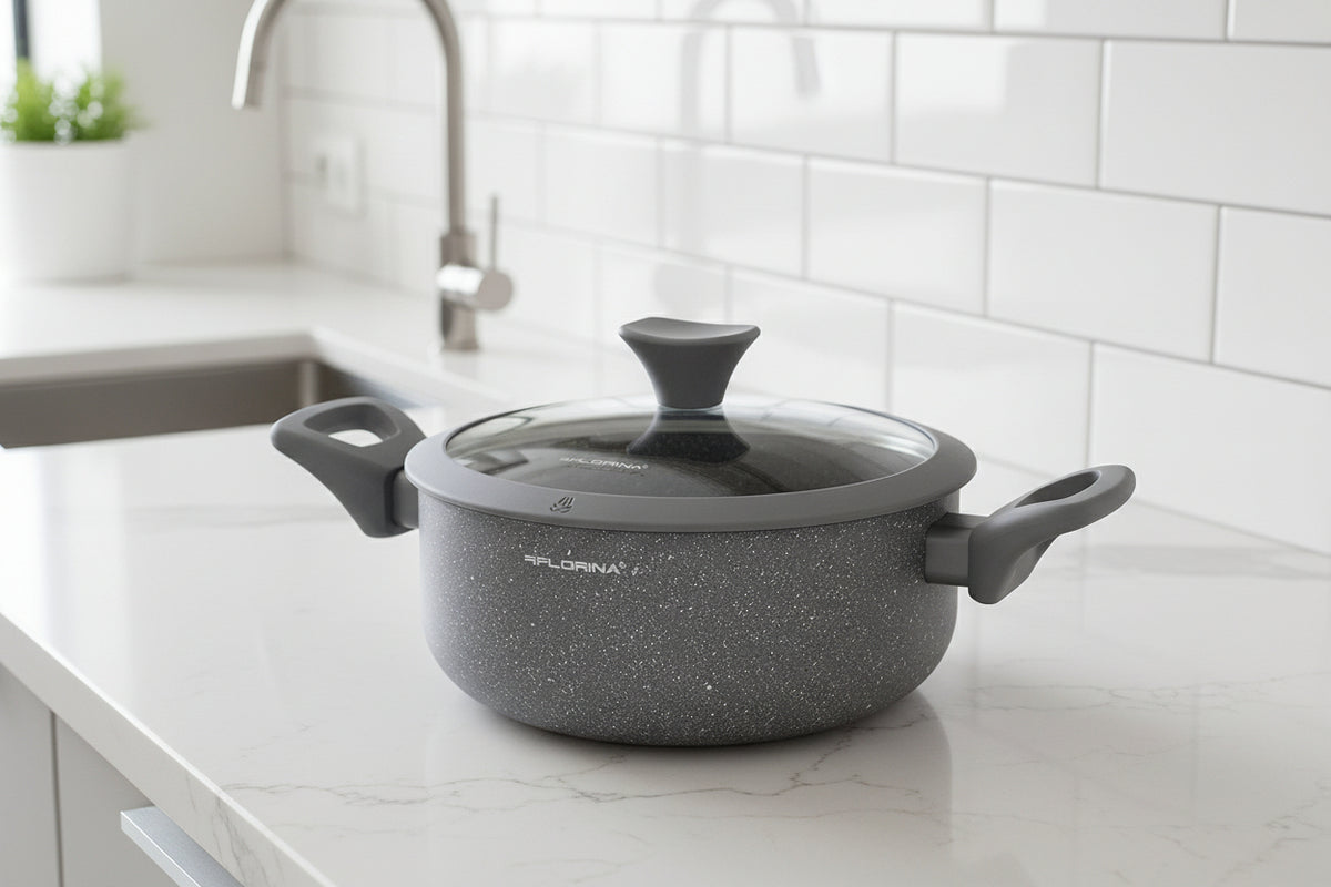 GARNEK ALUMINIOWY PIERRE 20CM 2,3L Z/P MG