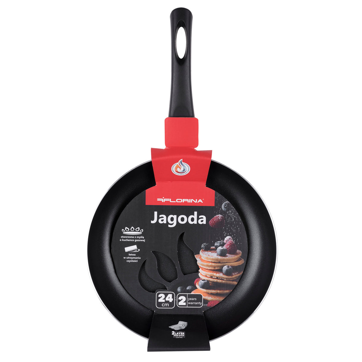 Patelnia aluminiowa jagoda 24cm v.3