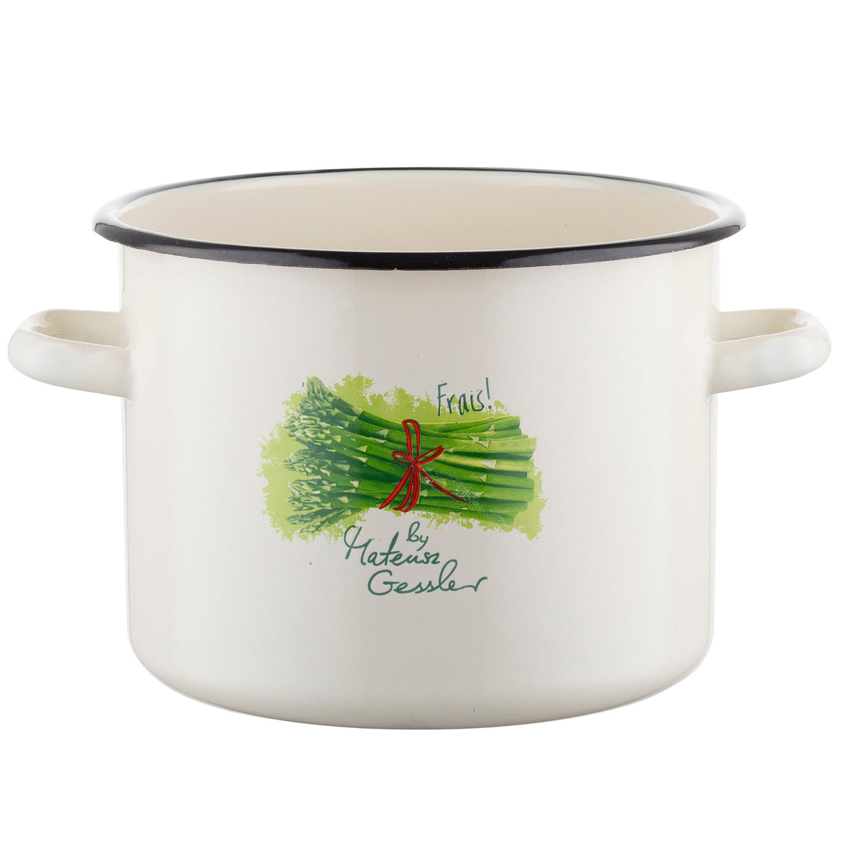 Garnek emaliowany prosty szparagi 20cm 4,8l