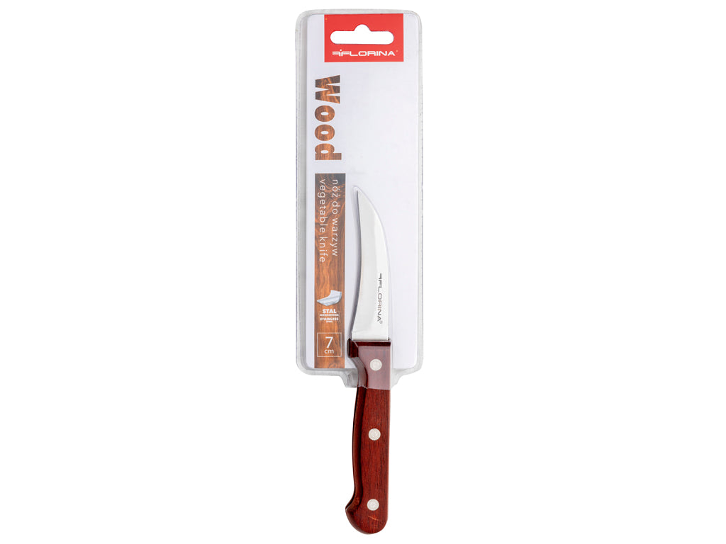 Nóż do jarzyn wood 7cm zakrzywiony