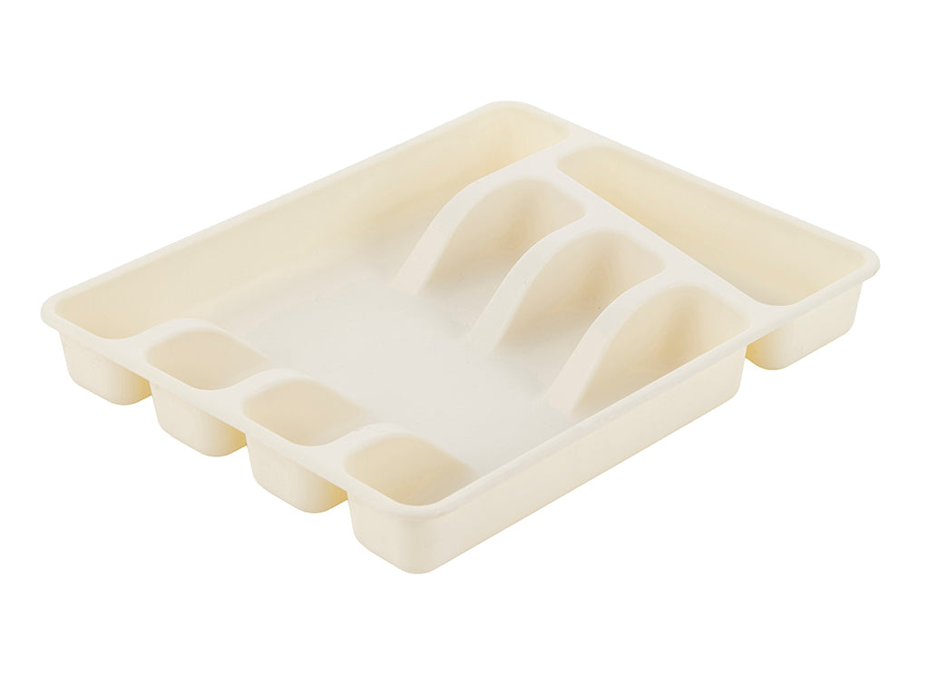 Wkład do szuflady plastikowy kremowy