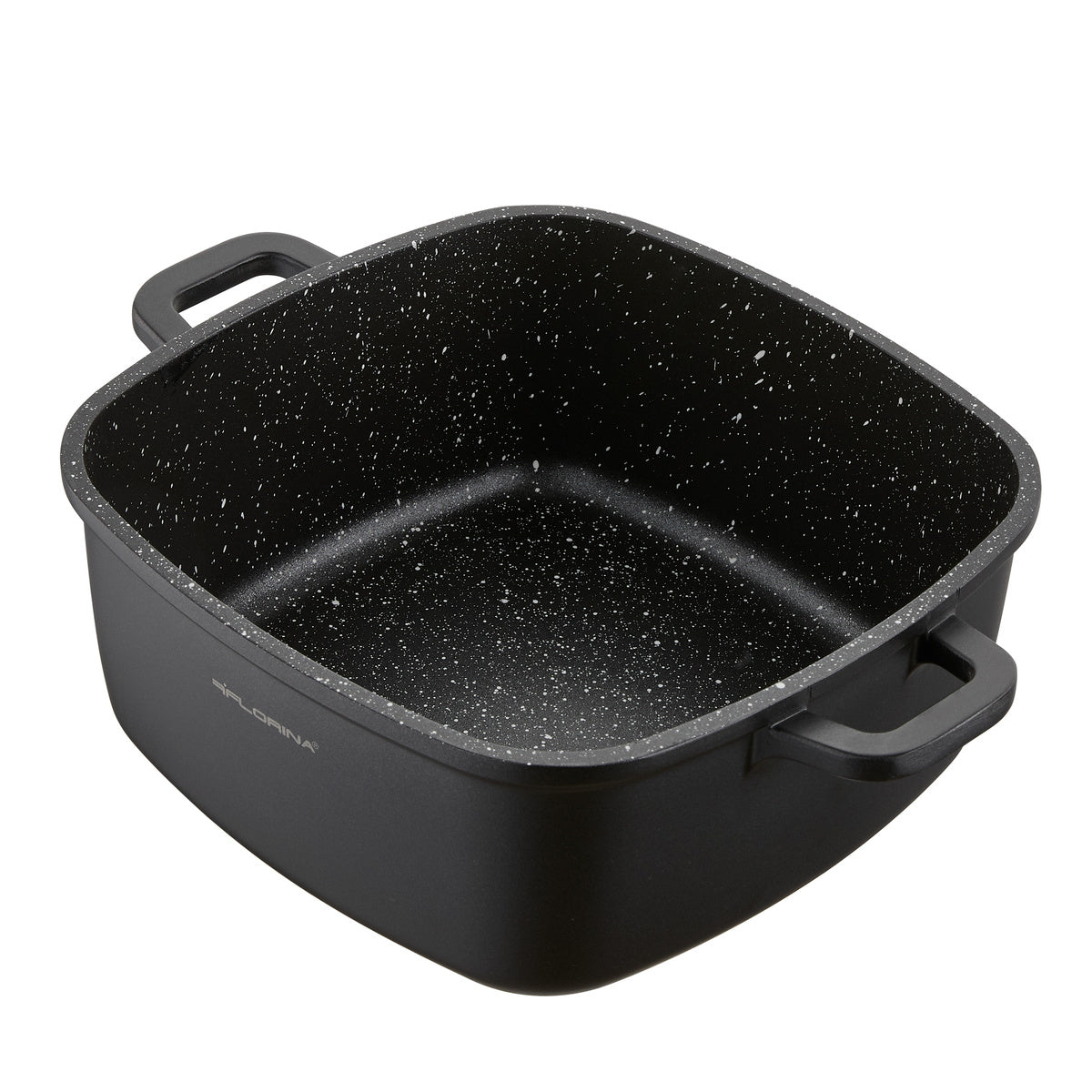 Garnek aluminiowy kwadratowy chef 20x20x8cm 2,6l z/p