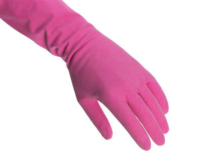 Rękawice lateksowe rosa praktyczna -s