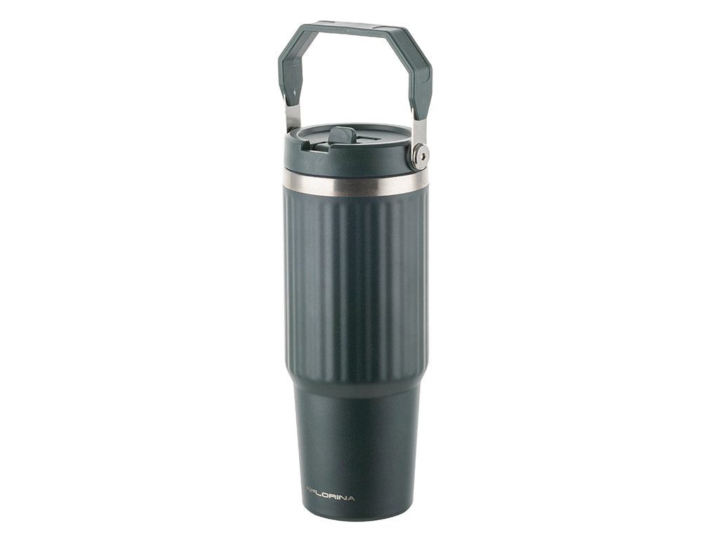 KUBEK TERMICZNY NIERDZEWNY MUKI 890ML ZIELEŃ