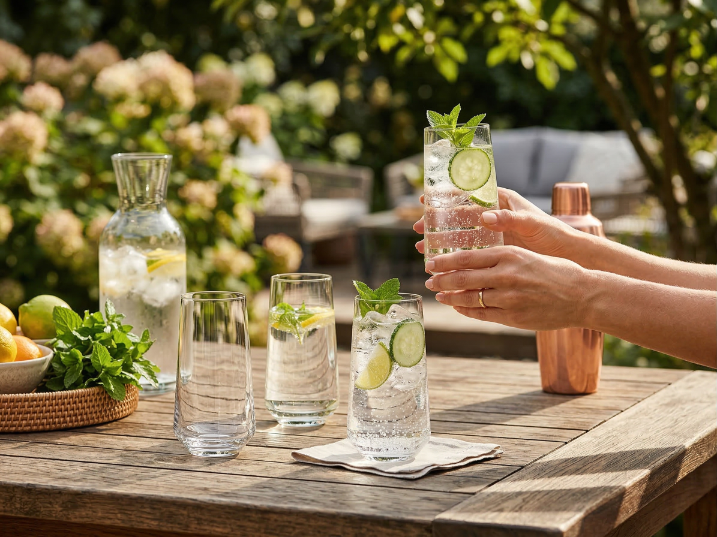 Szklanki gin & tonic shake 380ml 4szt kro 68-c961-0380
