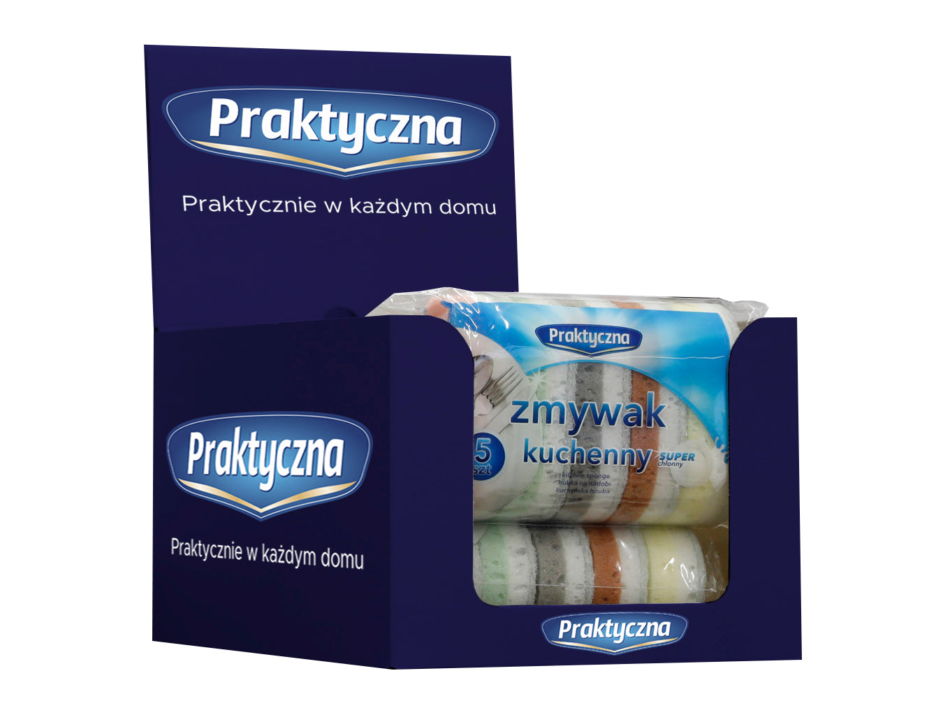 Zmywak kuchenny praktyczna owalny 5 szt