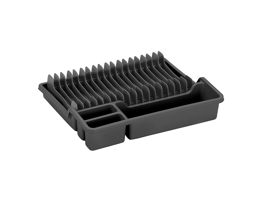 Ociekacz do naczyń plastikowy binio 35,5x30,7x6,7cm antracyt