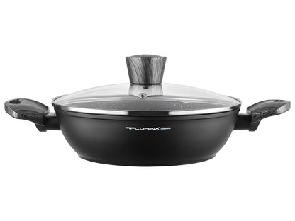 Garnek aluminiowy niski bono 24cm 2,5l z/p mg v.2