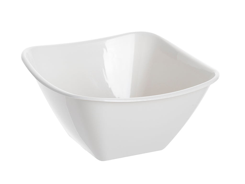 Miska plastikowa kwadrat 16cm beżowa