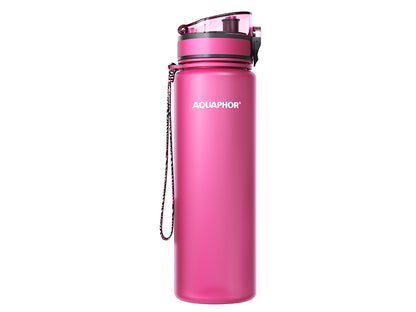 Butelka filtrująca aquaphor city 800ml, różowa - aqu 523144