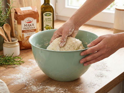 Miska kuchenna plastikowa 27 cm 5l zielona