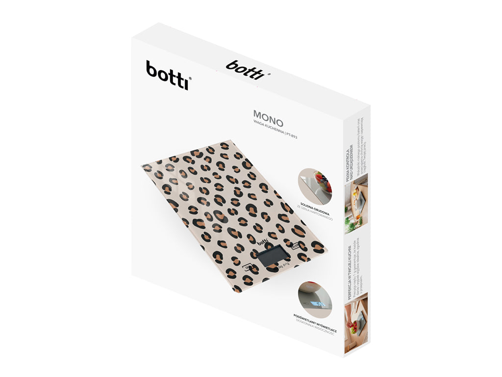 WAGA KUCHENNA ELEKTRONICZNA MONO LEOPARD -BOTTI PT-893