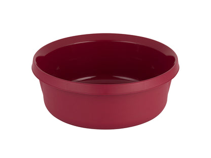 Miska plastikowa matt 9l bordowa