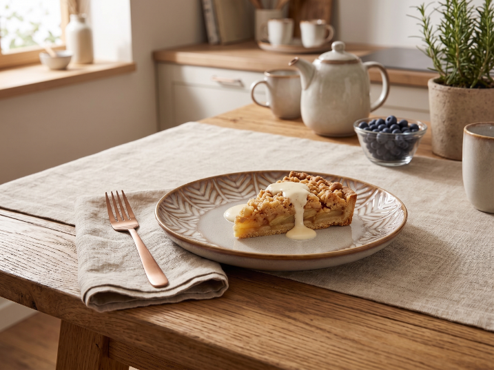 Talerz deserowy lehti beige 20cm