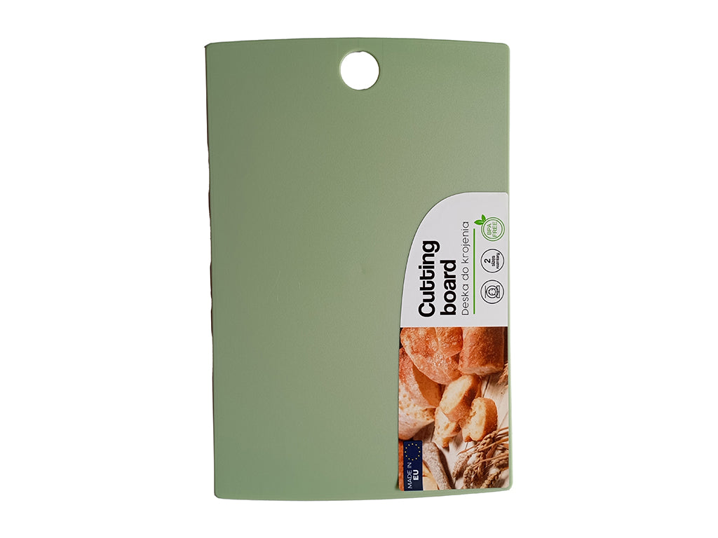 Deska do krojenia plastikowa get fit 24,5x16cm zielona