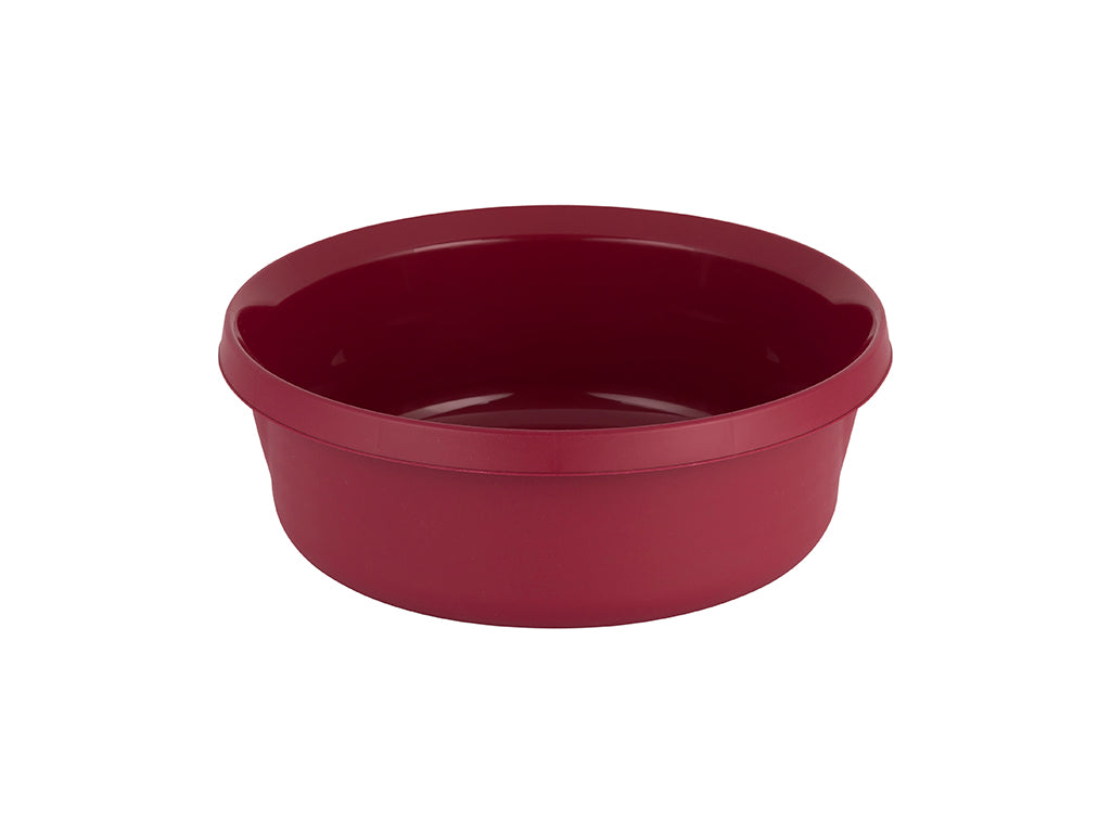 Miska plastikowa matt 6l bordowa
