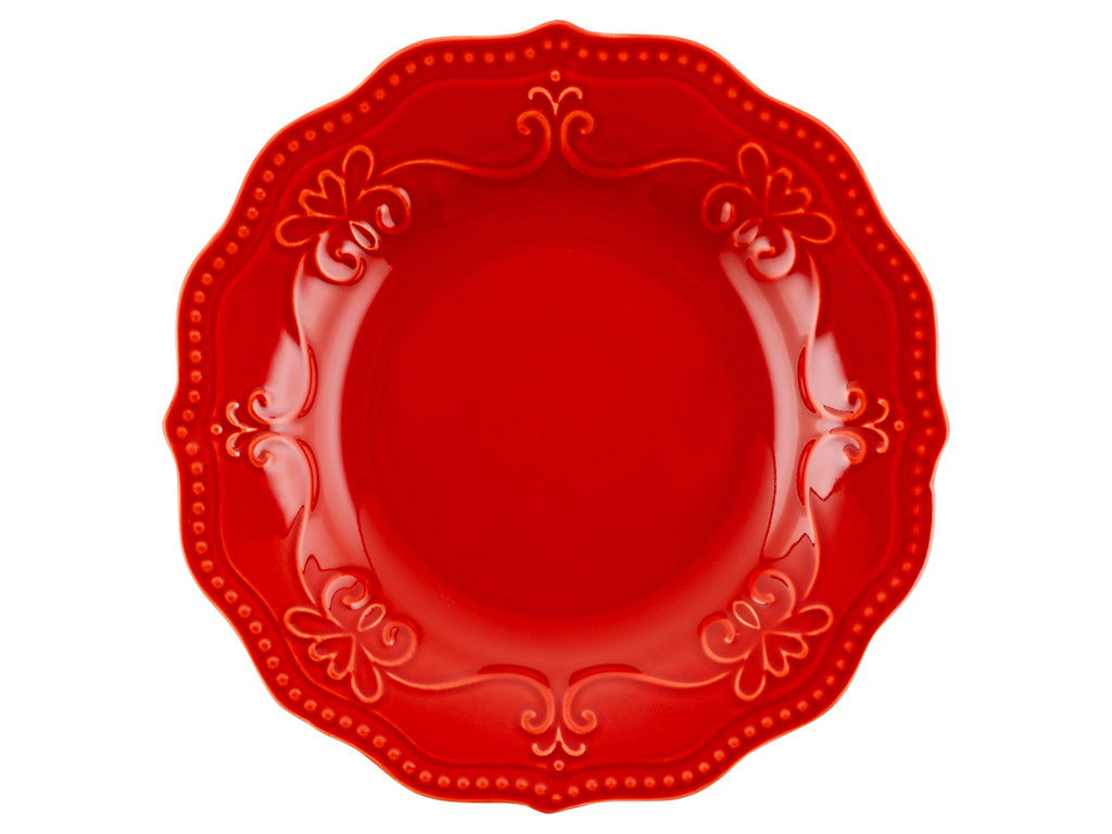 TALERZ RUSTIC RED 26,5CM