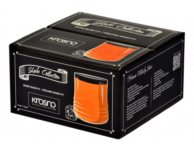 Szklanki do whisky shake 280ml 4szt kro 68-c965-0280