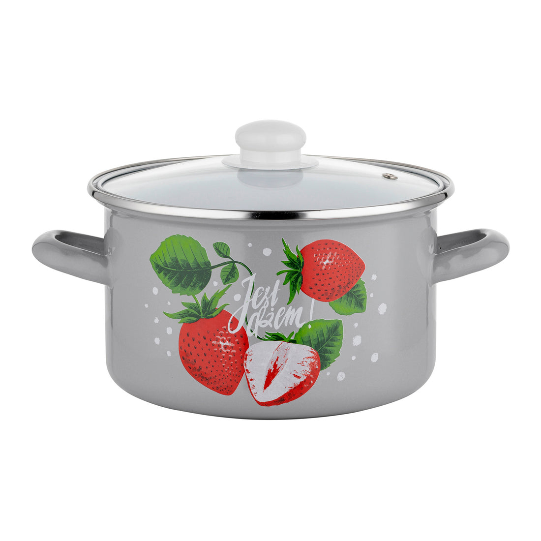 Garnek emaliowany prosty dżem 20cm 4,1l z/p