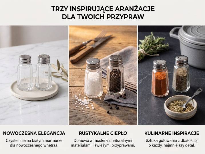 Przyprawniki szklane retro kpl. 2szt 60ml