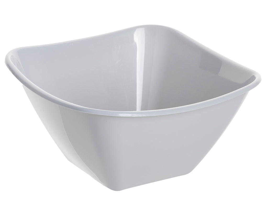 Miska plastikowa kwadrat 26cm szara