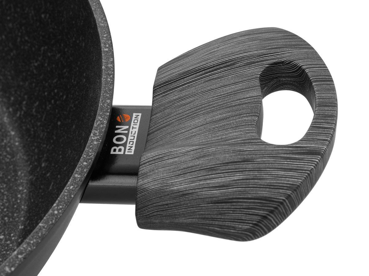 Garnek aluminiowy niski bono 24cm 2,5l z/p