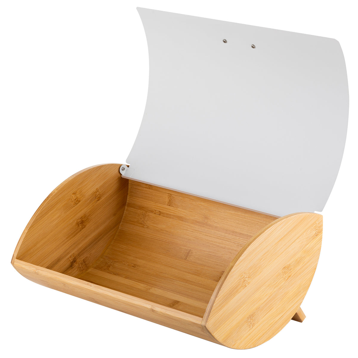 Zestaw 4 elementowy elegant chlebak 35x25x15,5 cm w zestawie z 3 pojemnikami na artykuły sypkie biały pl