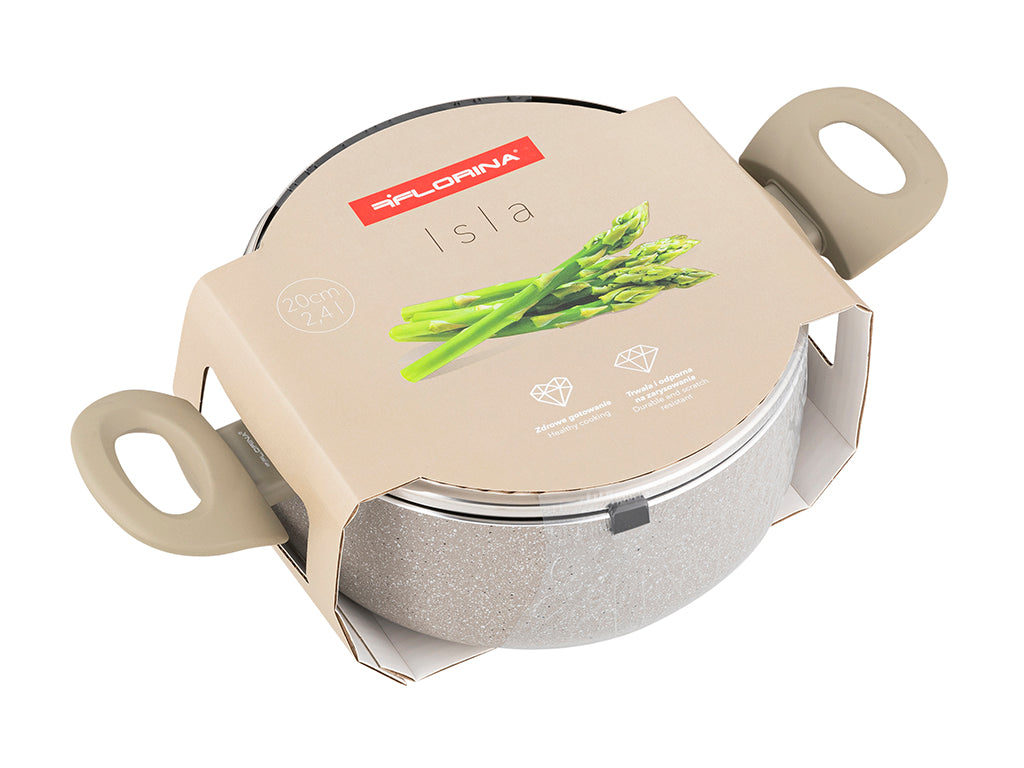 Garnek aluminiowy isla 20cm 2,4l z/p