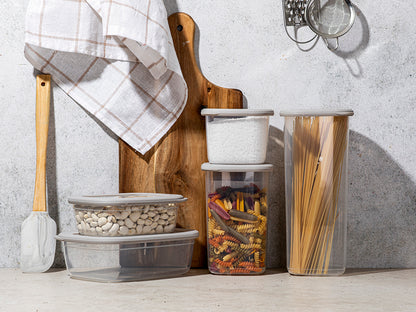 POJEMNIK DO ŻYWNOŚCI PLASTIKOWY PROSTOKĄTNY FOODIE 2,3L
