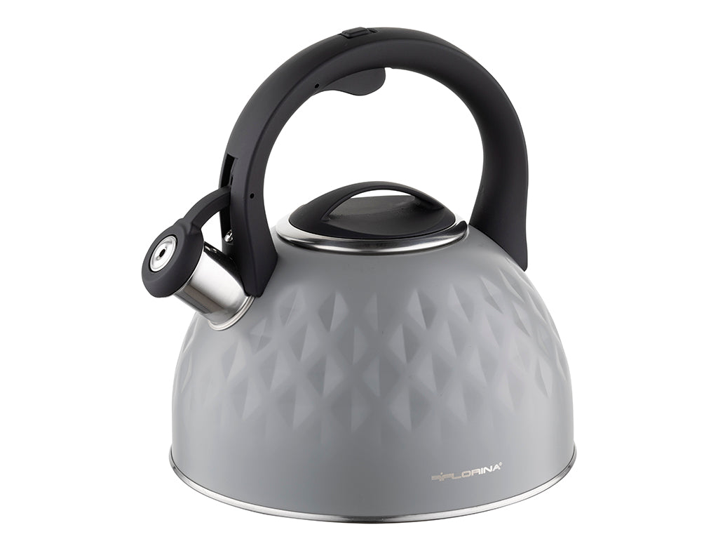 CZAJNIK NIERDZEWNY DIAMANTE 2,5L JASNY SZARY