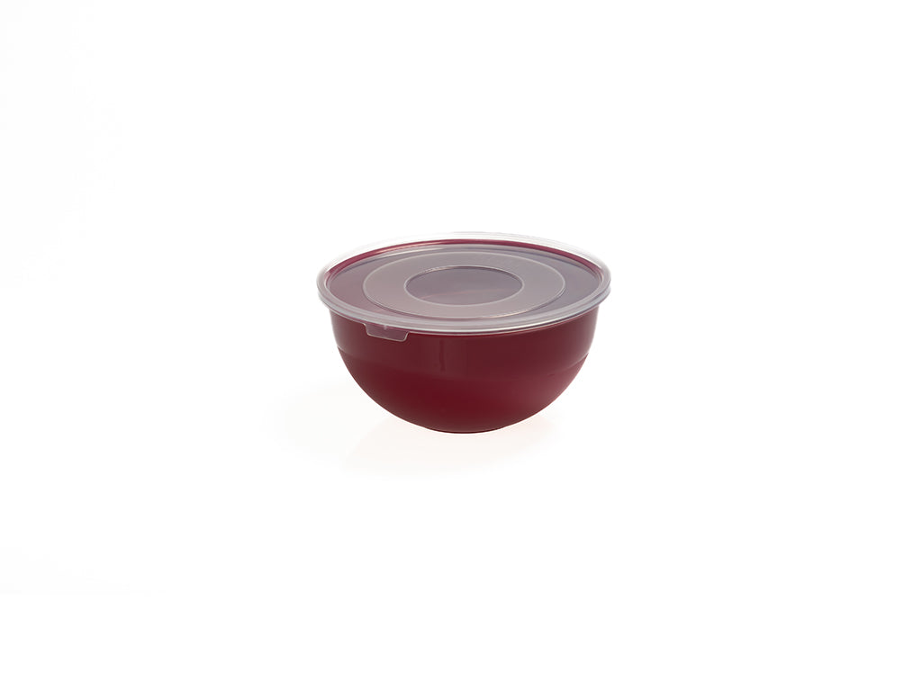 Miseczka plastikowa piccolo z pokrywką 5l bordo