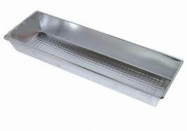 Keksówka kopertowa 40x13x6 srebrna