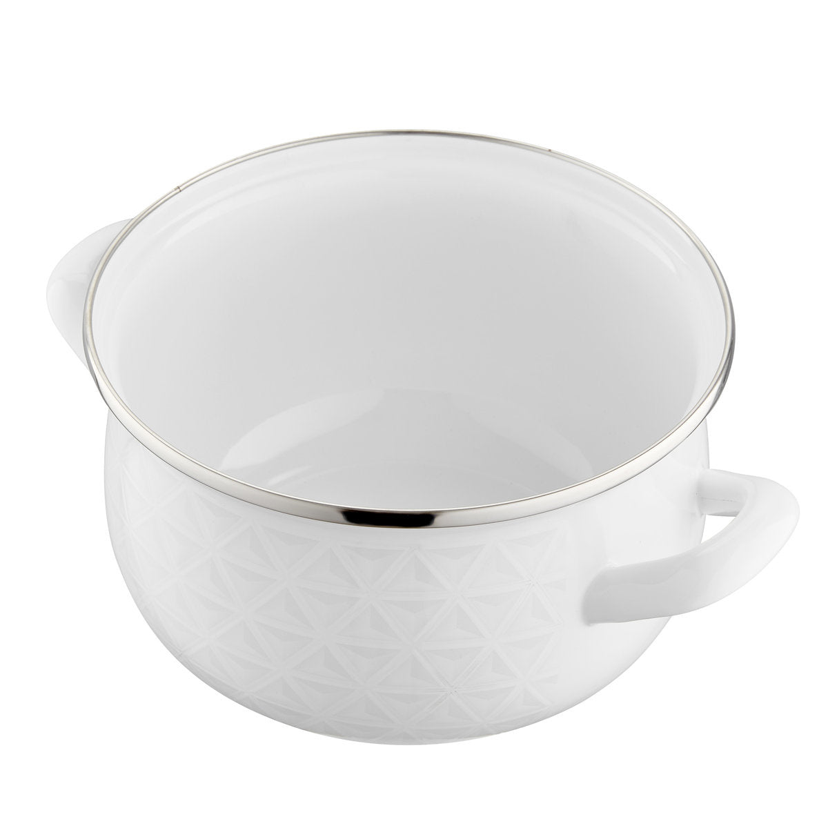 Garnek Emalia Pyza Diamond 18 cm 3 l indukcja