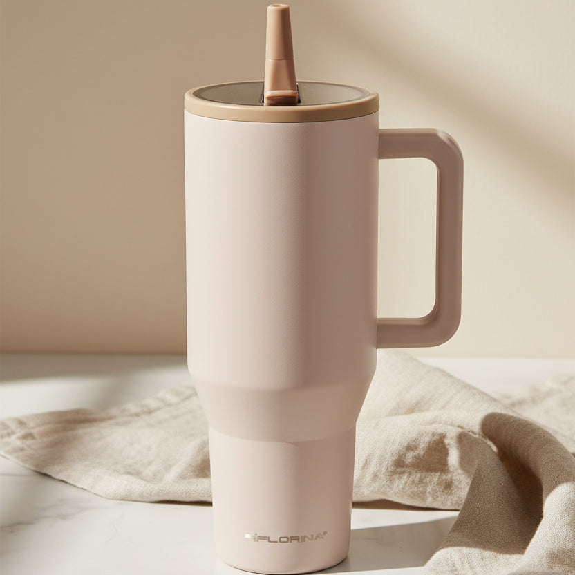 KUBEK TERMICZNY NIERDZEWNY POWER 1,1L BEŻ